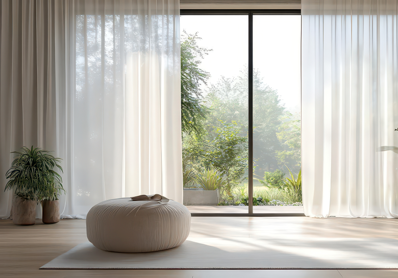 产品应用:阳台窗帘