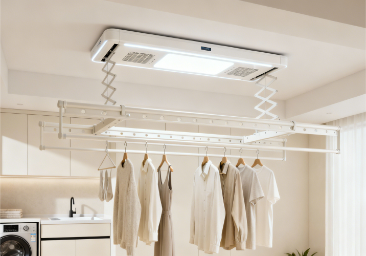 产品应用:阳台晾衣架